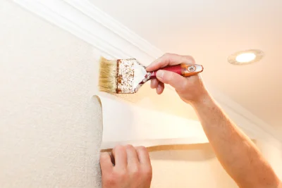 Pose de papier peint à Jauldes — revêtements muraux et toiles de verre